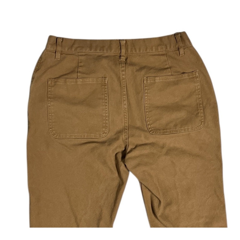 Taylor Stitch Canvas Camp Chore Pants Size 30 Tan Button Fly Men's Double Knee - Picture 8 of 14